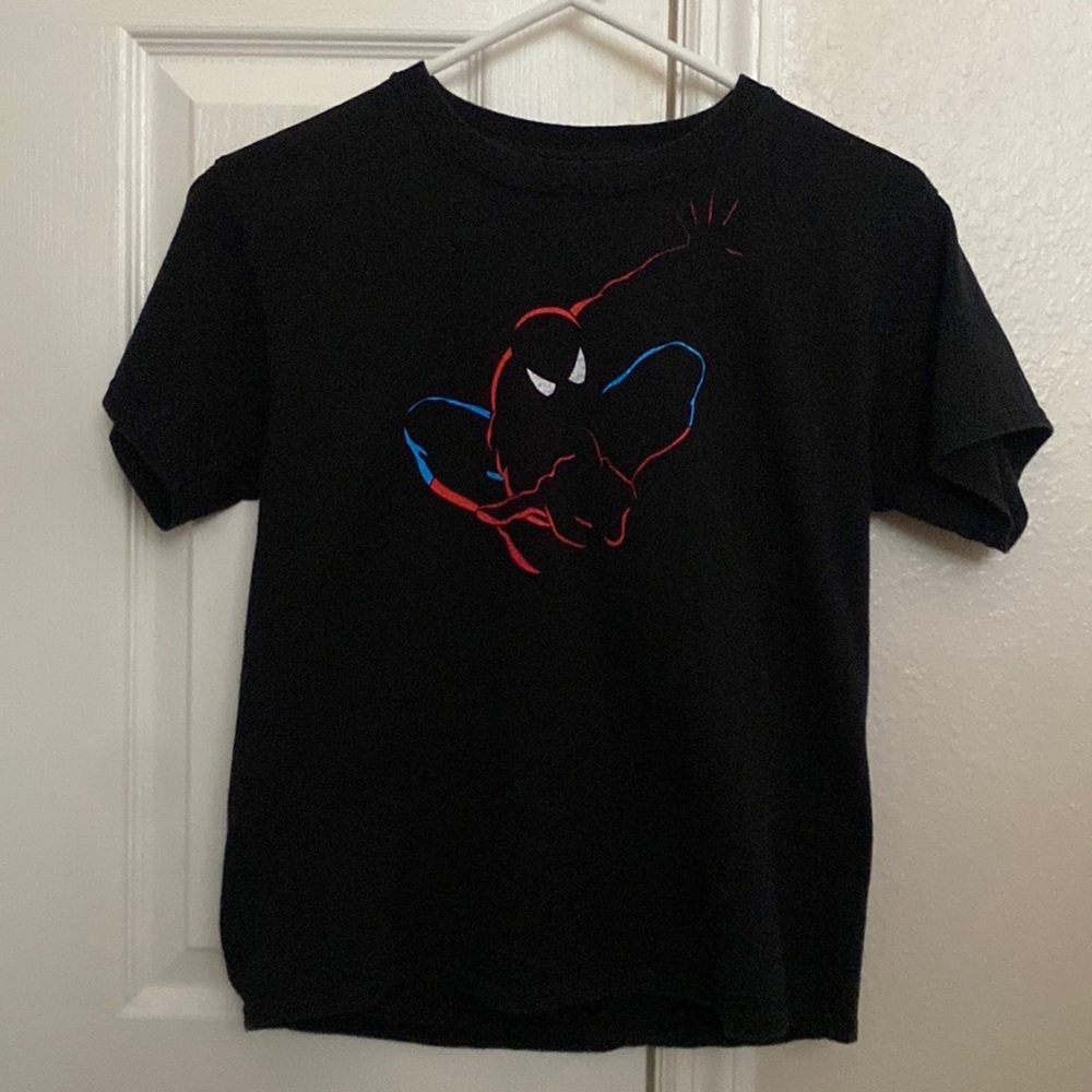 Spiderman black t-shirt